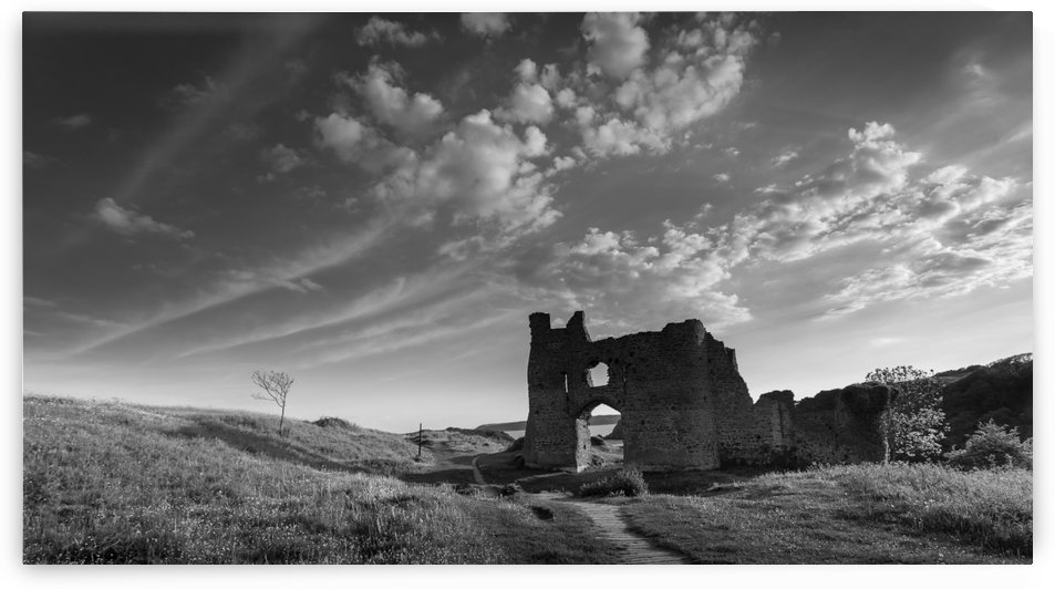 Pennard castle Gower by Leighton Collins