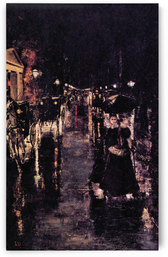 Berlin Leipziger Street by Lesser Ury