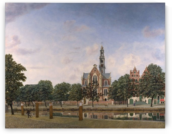 View of the Westerkerk, Amsterdam by Jan van der Heyden
