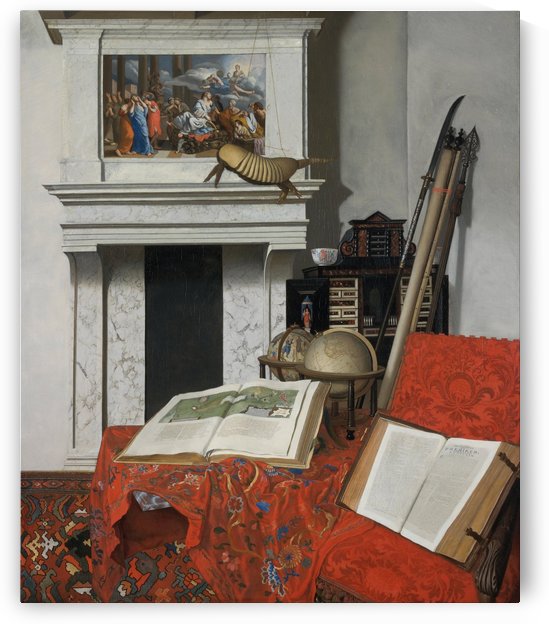 Room Corner with Curiosities by Jan van der Heyden