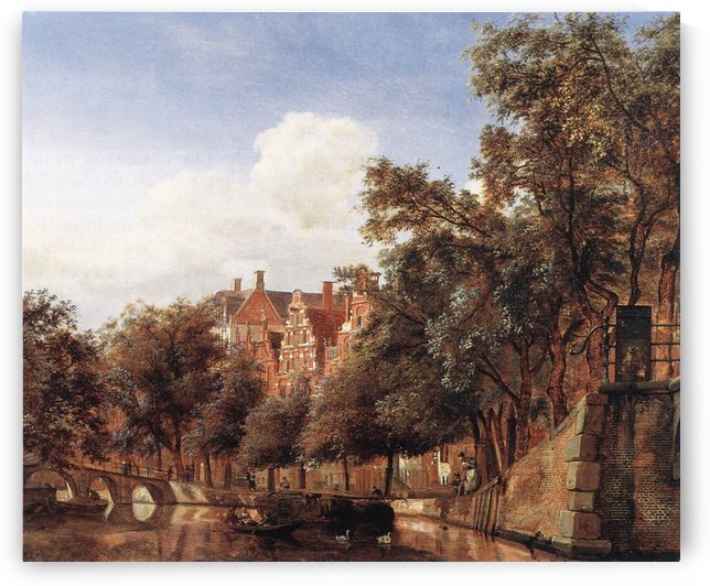 View of the Herengracht, Amsterdam by Jan van der Heyden