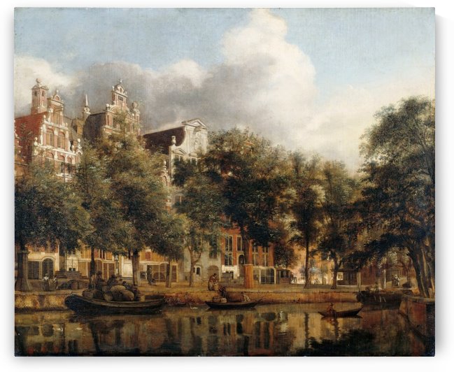 View of the Herengracht by Jan van der Heyden