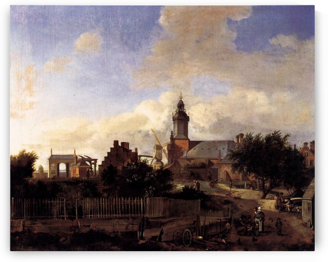 View of Delft by Jan van der Heyden