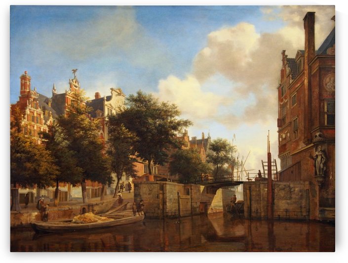 Herengracht by Jan van der Heyden