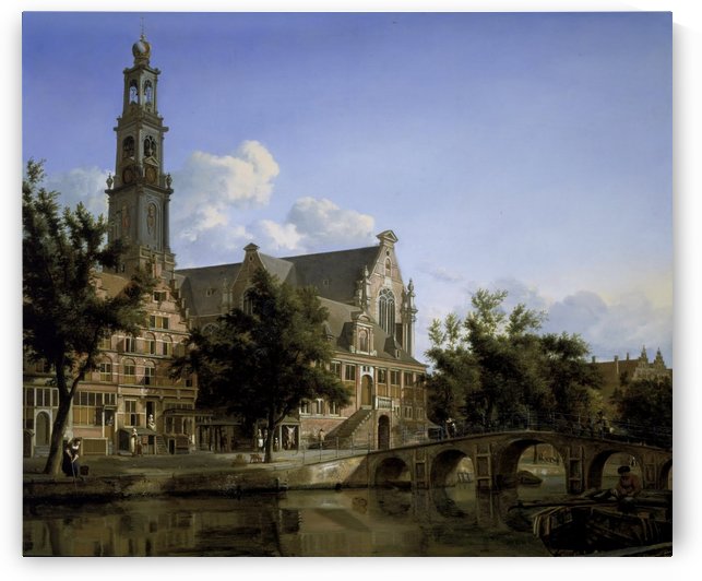 View of the Westerkerk by Jan van der Heyden