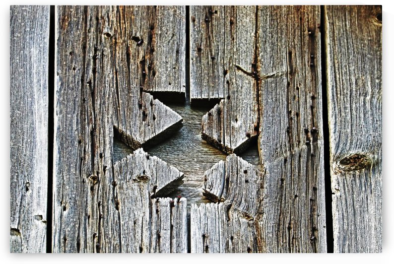 Rustic Celtic Cross  I by Deb Oppermann