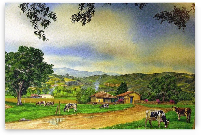Cows in a Pasture by Al Serino