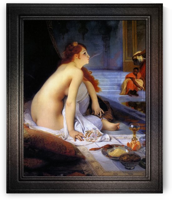 The White Slave by Jean-Jules-Antoine Lecomte du Nouy Classical Fine Art Reproduction by xzendor7