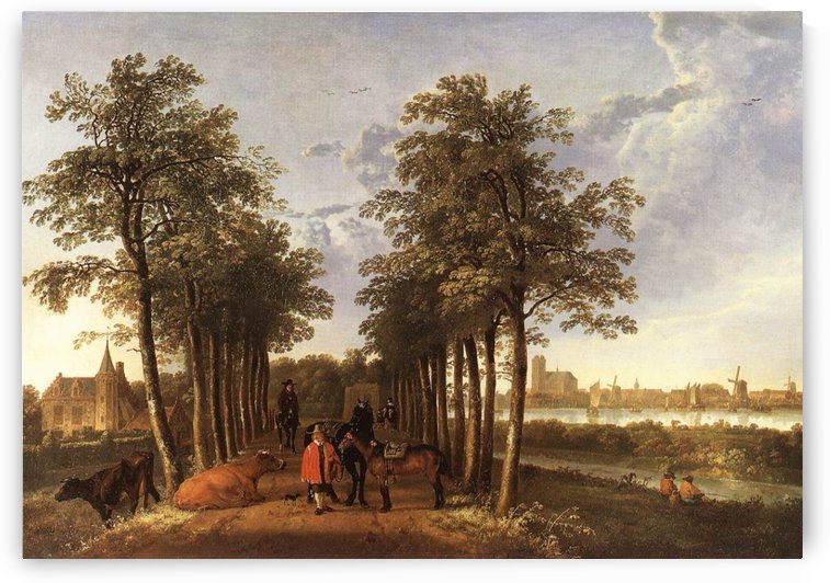 The Avenue at Meerdervoort by Antonie Sminck Pitloo