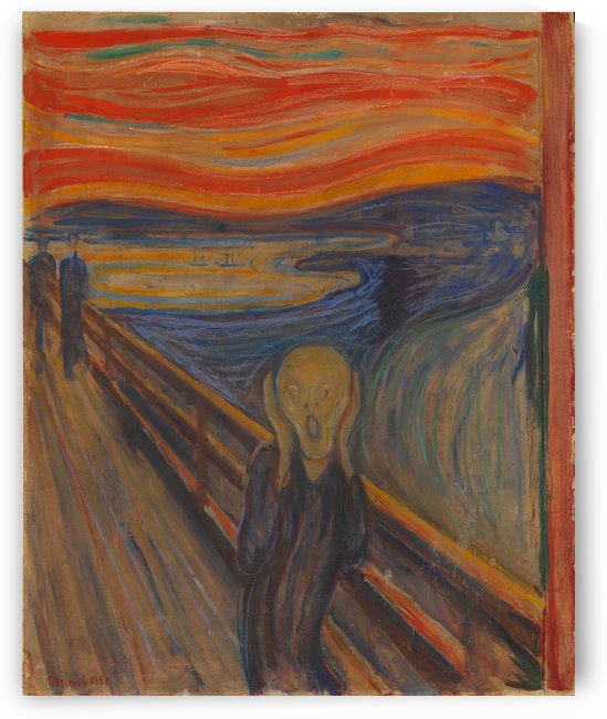 Edvard Munch: The Scream HD 300ppi by Stock Photography
