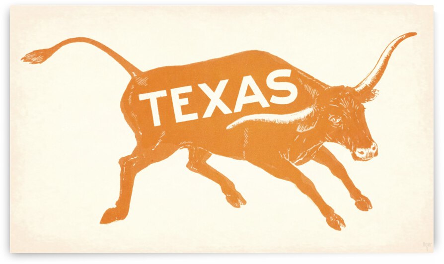 1920s Texas Longhorn Wall Art by Row One Brand