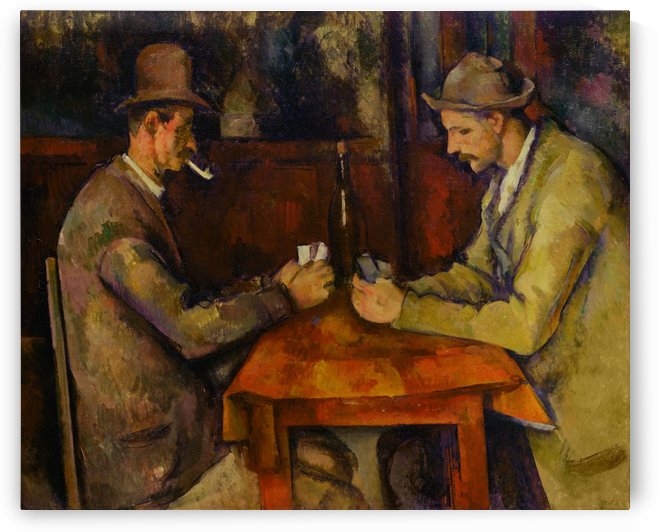 Paul Cezanne: The Card Players HD 300ppi by Stock Photography