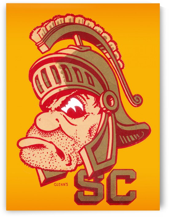 Vintage Fifties SC Trojan Art  by Row One Brand