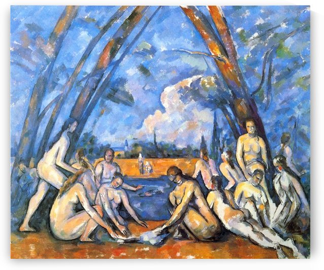 Large Bathers 2 by Cezanne