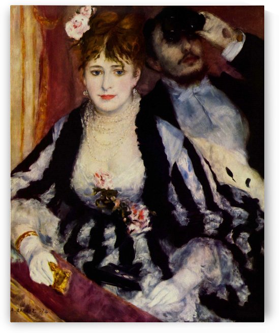 Pierre Auguste Renoir: La Loge HD 300ppi by Stock Photography