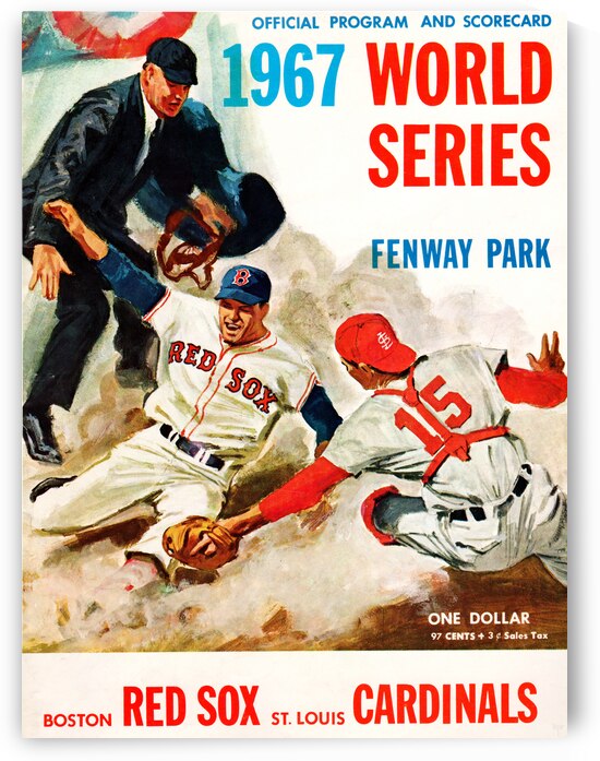 1967 World Series Program Cover Art Print by Row One Brand