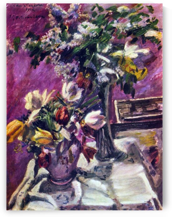 Lilac and tulips by Corinth