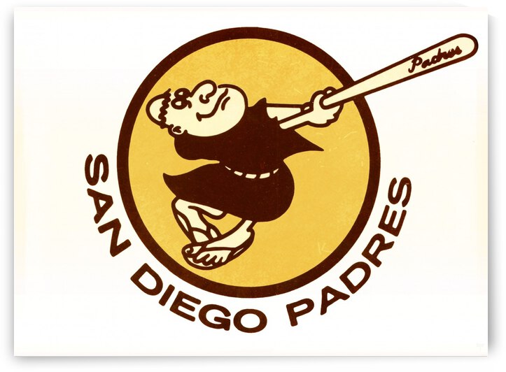 1980 Retro San Diego Padres Wall Art by Row One Brand