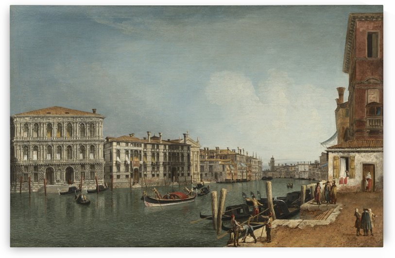 The Grand Canal at Ca Pesaro by Michele Marieschi