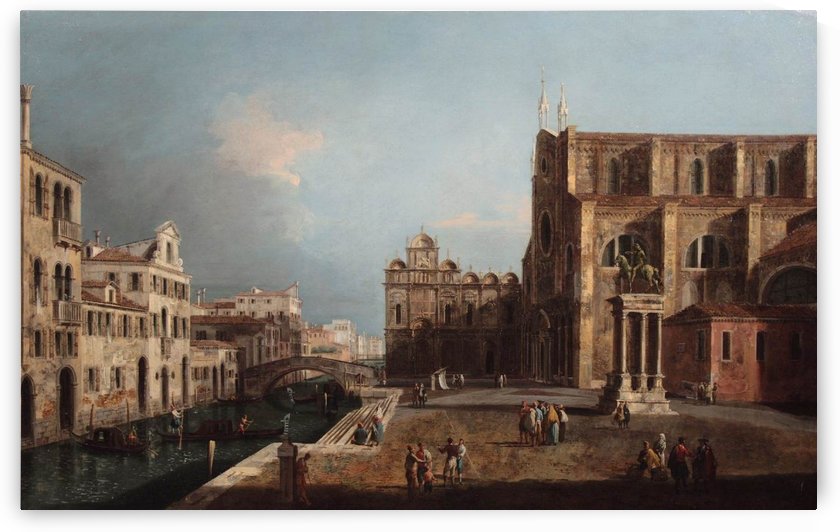 View of Campo SS. Giovanni e Paolo, Venice by Michele Marieschi
