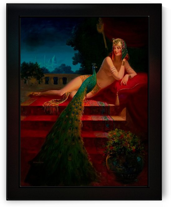 Cleopatra by Edward Mason Eggleston Vintage Art Deco Reproduction by xzendor7