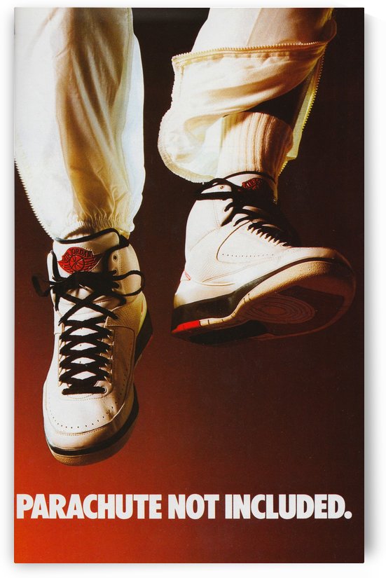 1987 Nike Air Jordan Parachute Not Included Art by Row One Brand