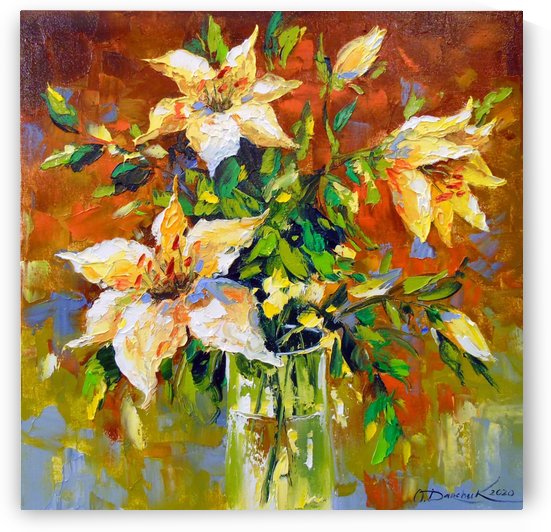 Bouquet of lilies by Olha Darchuk 