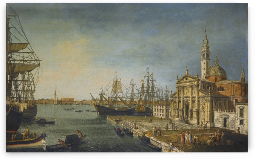 View of the Bacino Di San Marco from the Church and Island of San Giorgio Maggiore by Michele Marieschi