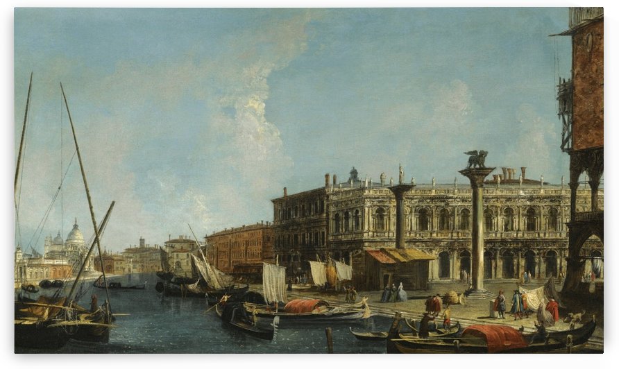 Venice, A View of the Molo from the Bacino Di San Marco with the Piazzetta and the Entrance to the Grand Canal by Michele Marieschi