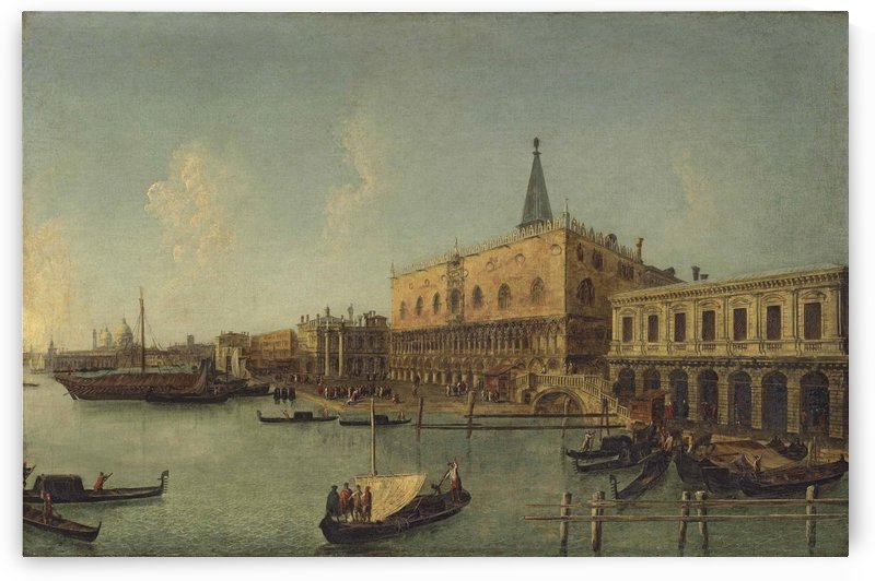 The Bacino di San Marco, Venice, with the Doge Palace by Michele Marieschi