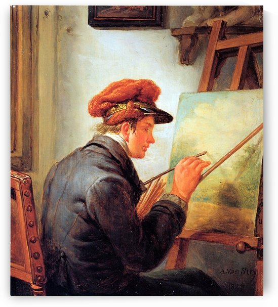 The artist son by Abraham van Strij