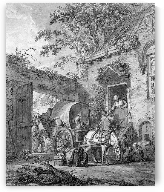 Stop for an Inn by Abraham van Strij