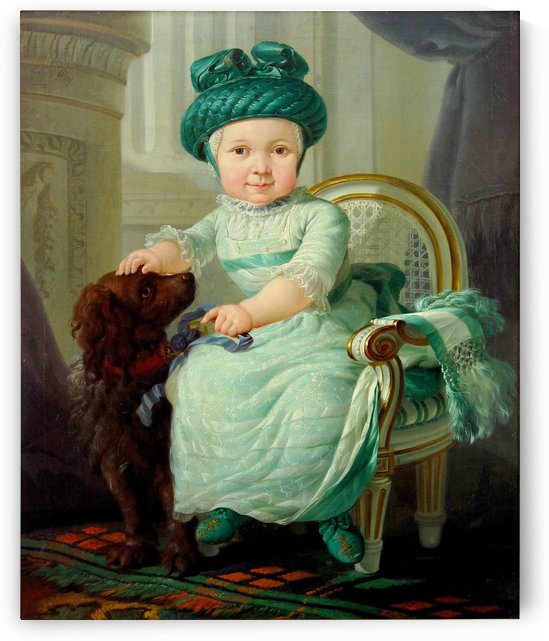 Portret van een onbekend kind by Abraham van Strij