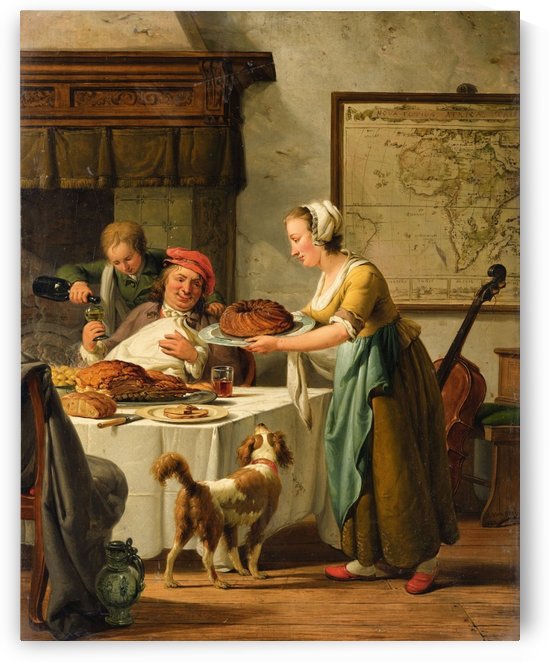 The Gourmet by Abraham van Strij
