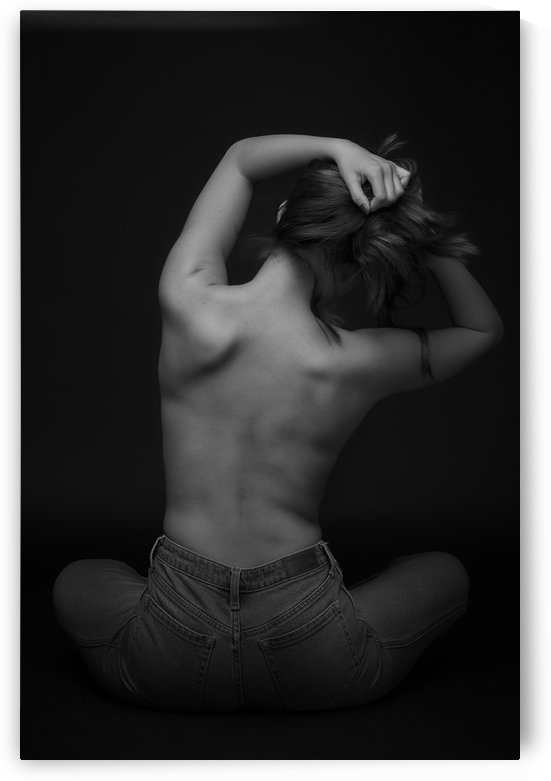 Black and White Woman Portrait 2 by CarlosDoesPhoto