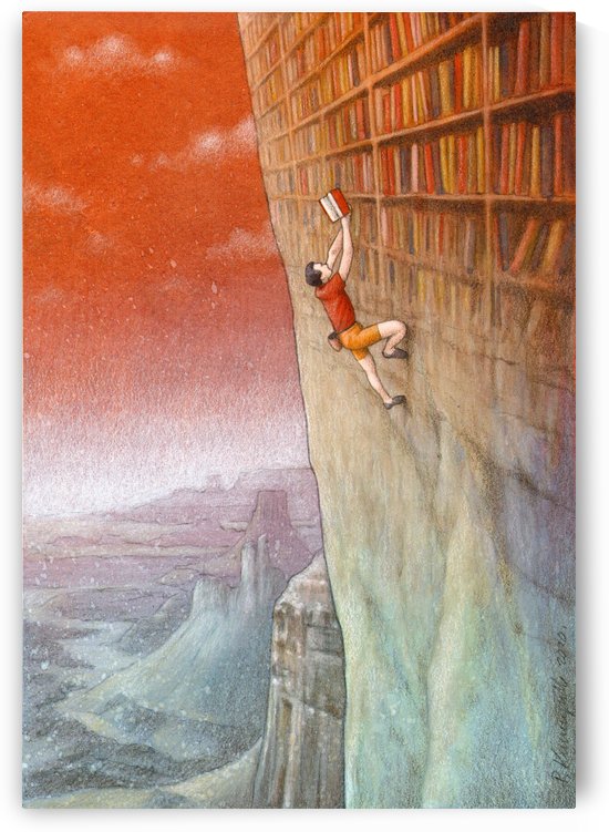 climbing by Pawel Kuczynski