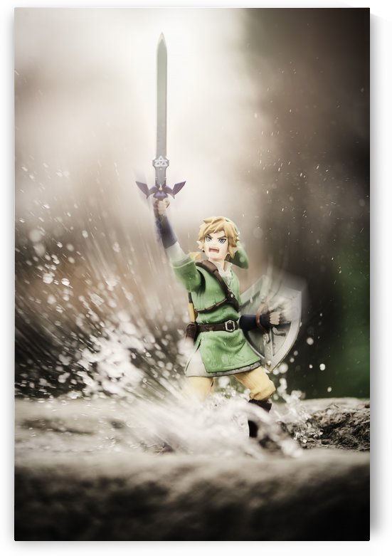 Legend of Zelda - Link in Splash by CarlosDoesPhoto