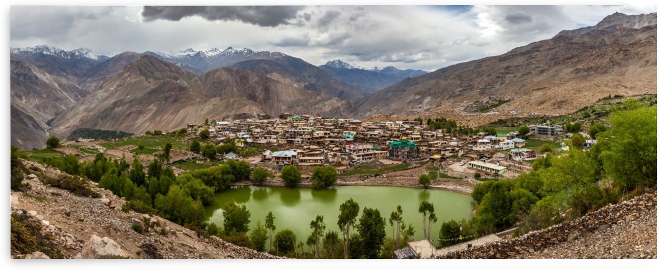 Nako Villake and Lake in Himalayan Mountains by Samyak Kaninde