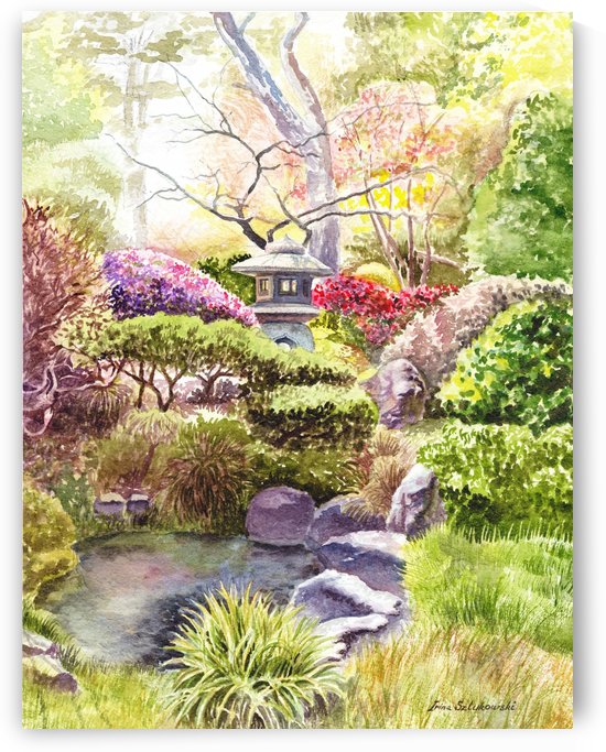 San Francisco Golden Gate Park Japanese Tea Garden  by Irina Sztukowski