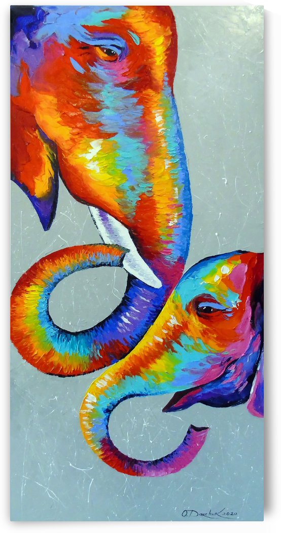 Love elephants by Olha Darchuk 