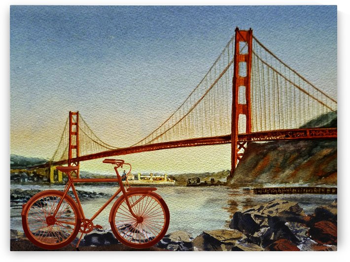 Bicycle In San Francisco by Irina Sztukowski