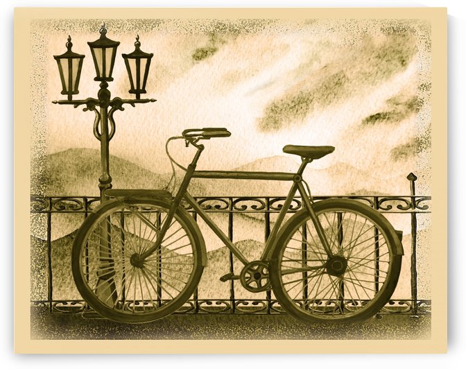 Retro Bicycle by Irina Sztukowski