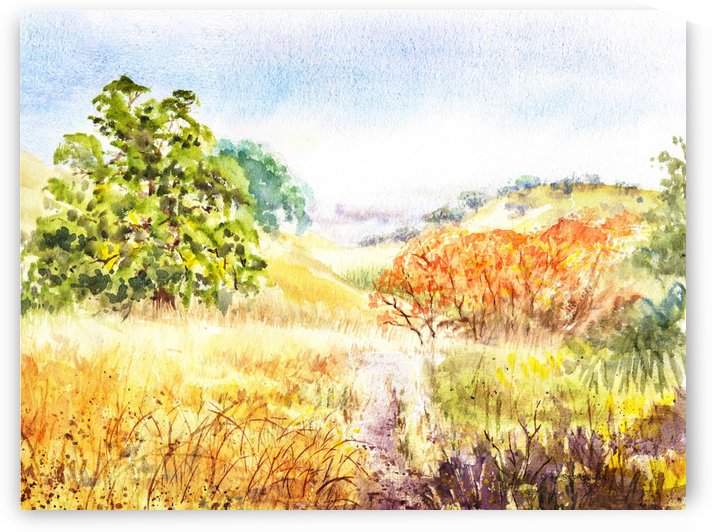 Fall Landscape by Irina Sztukowski