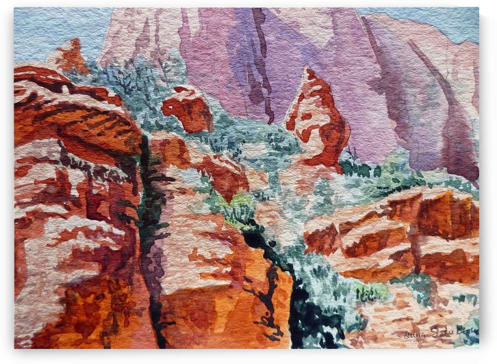 Sedona Arizona Rocky Canyon by Irina Sztukowski