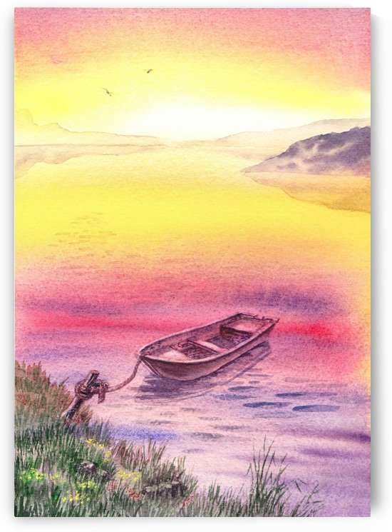 Sunrise At The Lake by Irina Sztukowski