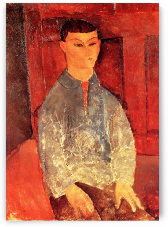 Amedeo Modigliani Portrait Of Dedie Old Master Art Painting Canvas Print