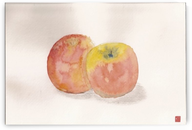 2 red apples by Peter McGill