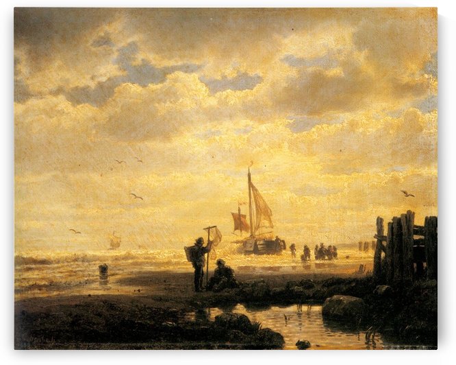 Bringing in the Catch by Andreas Achenbach