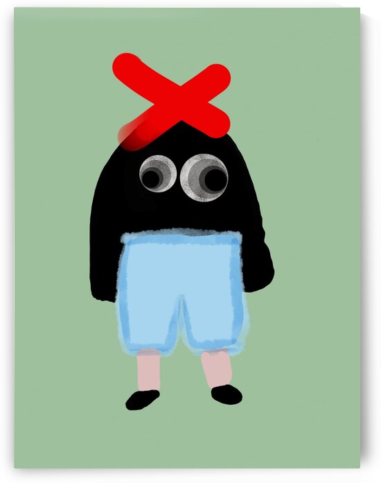 Cute Monster by Leahbrooke Studio