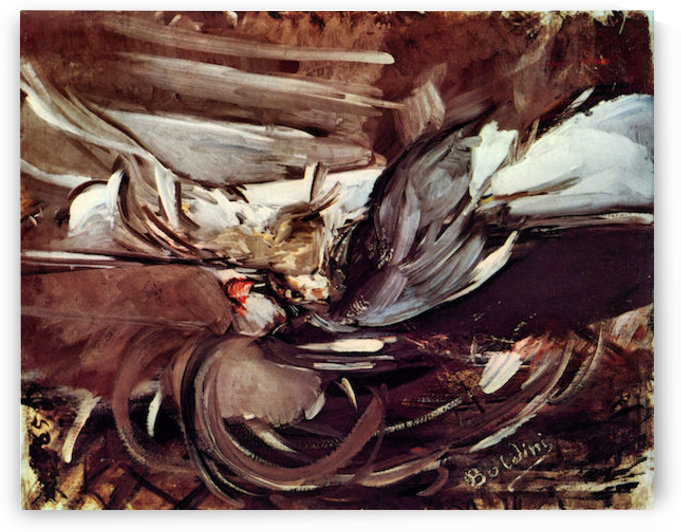 Grey game by Giovanni Boldini